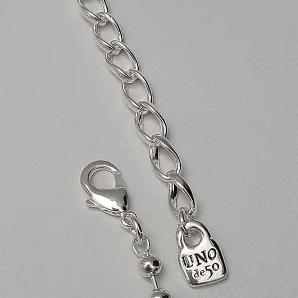 Uno de 50 Necklace • I LOVE U • Silver plated - Picture 10 of 12